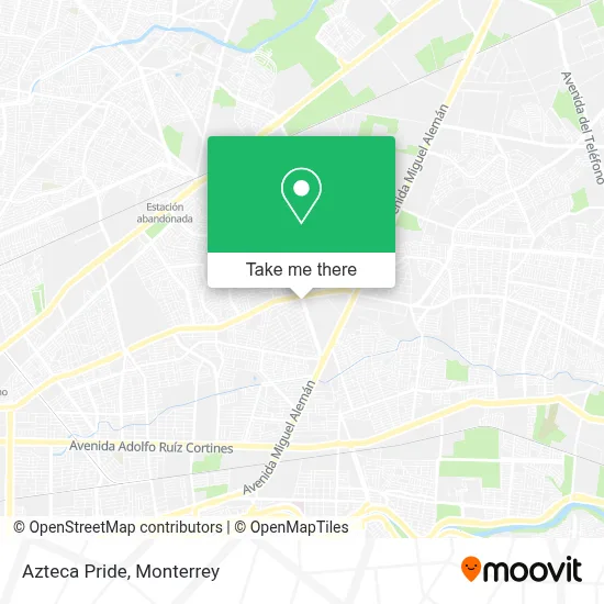 Azteca Pride map