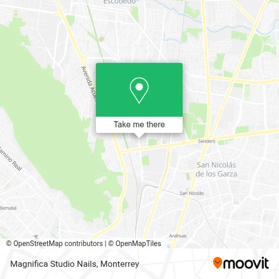 Magnifica Studio Nails map