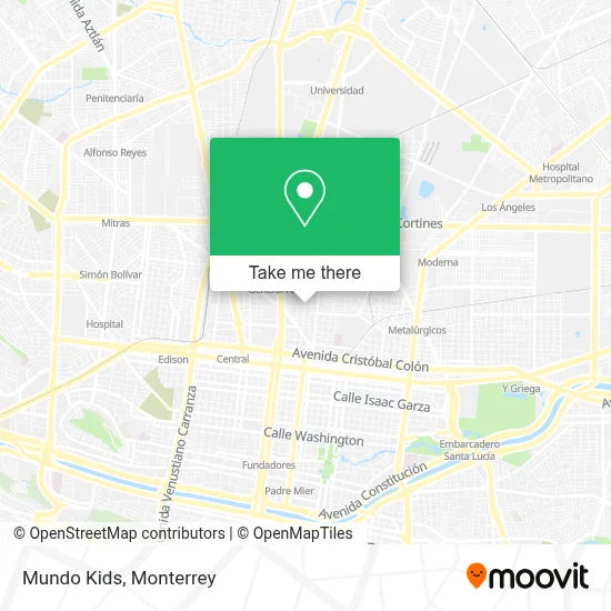 Mundo Kids map