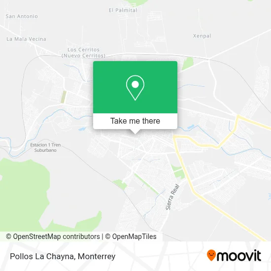 Pollos La Chayna map