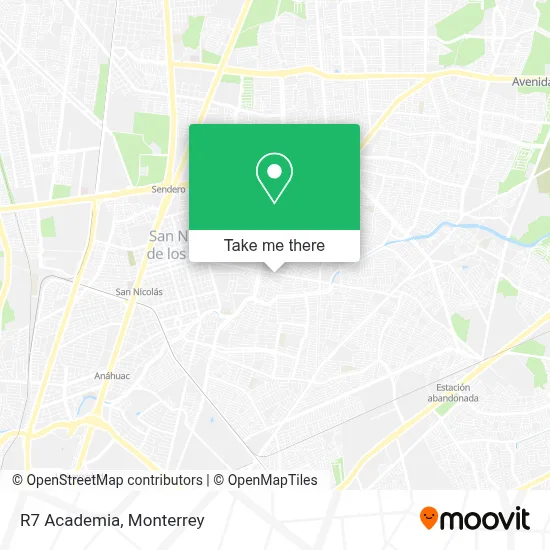 R7 Academia map