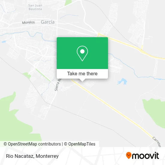 Rio Nacataz map