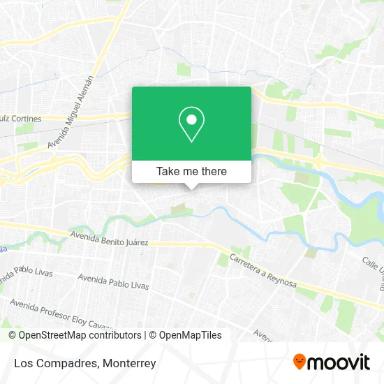 Los Compadres map