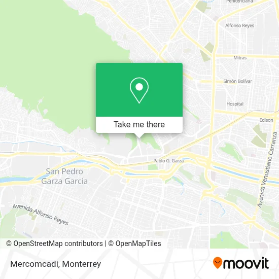 Mercomcadi map