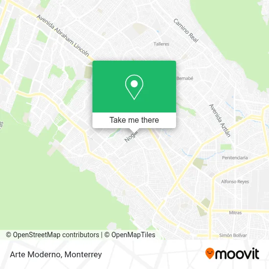 Arte Moderno map
