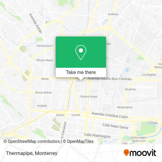 Thermapipe map
