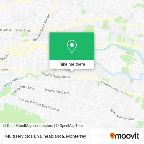 Multiservicios En Lineablanca map