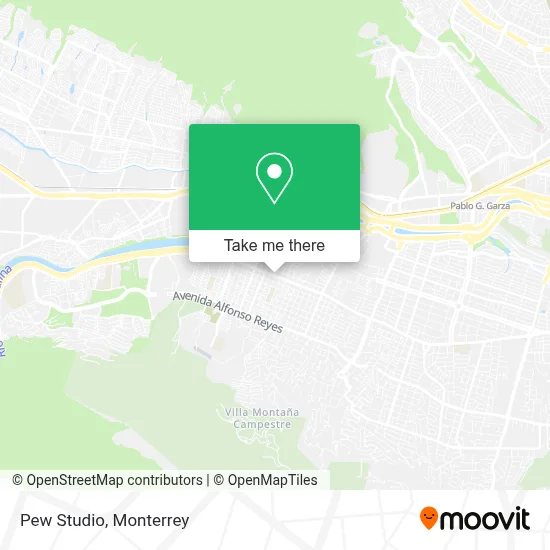 Pew Studio map