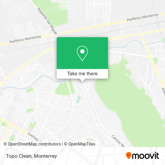 Topo Clean map