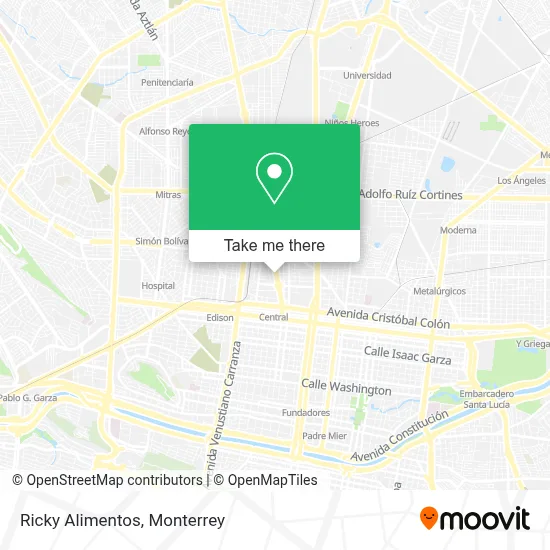 Ricky Alimentos map