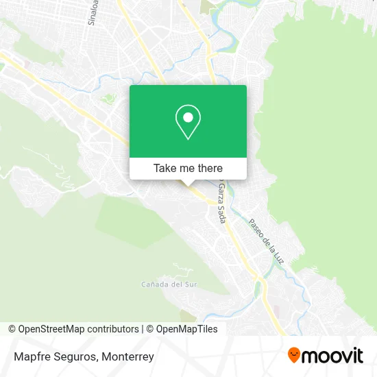 Mapfre Seguros map