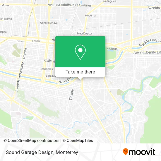Sound Garage Design map