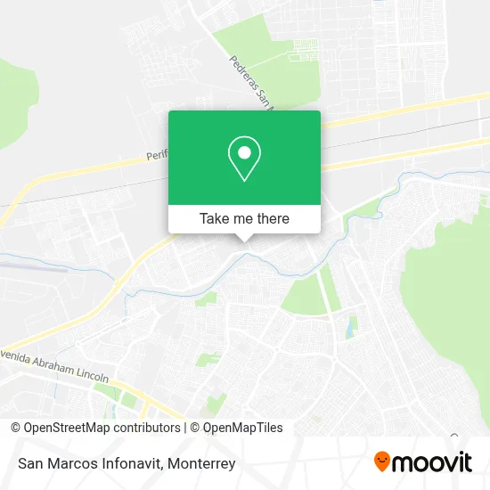 San Marcos Infonavit map