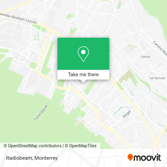 Radiobeam map