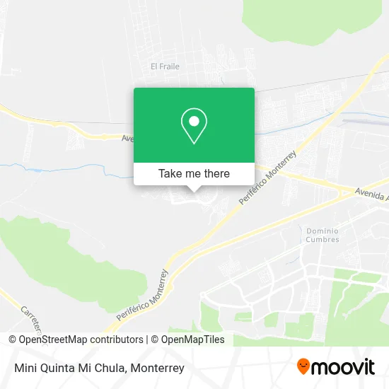 Mini Quinta Mi Chula map