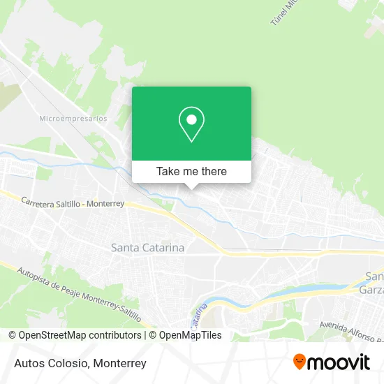 Autos Colosio map