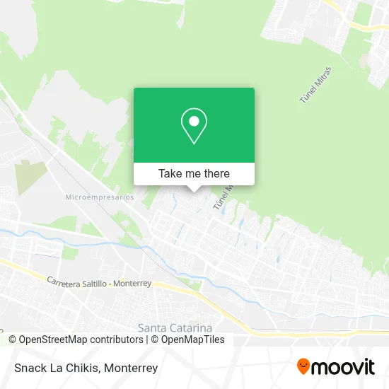 Snack La Chikis map