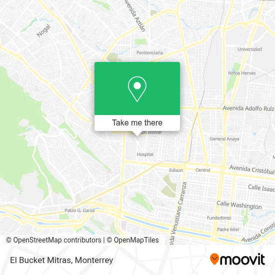 El Bucket Mitras map