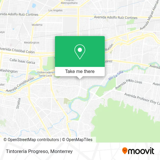 Tintoreria Progreso map