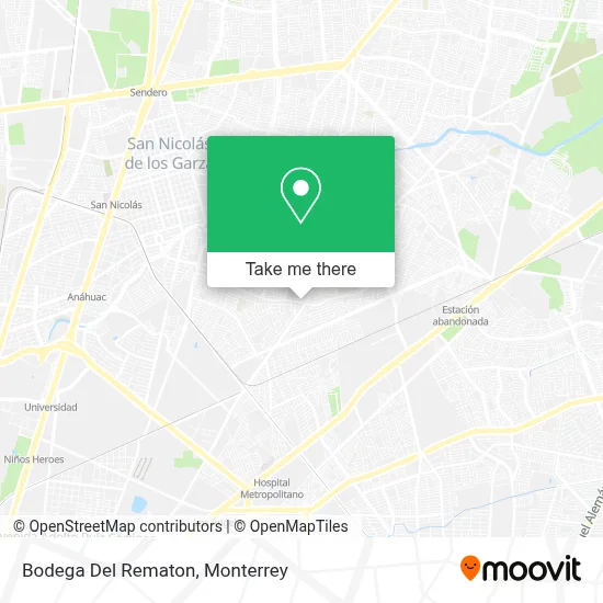Bodega Del Rematon map