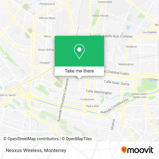 Nexxus Wireless map