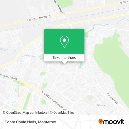 Ponte Chula Nails map