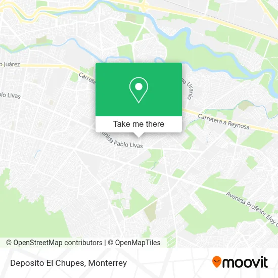 Deposito El Chupes map