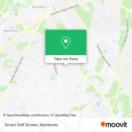 Smart Golf Screen map