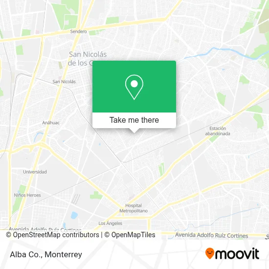 Alba Co. map