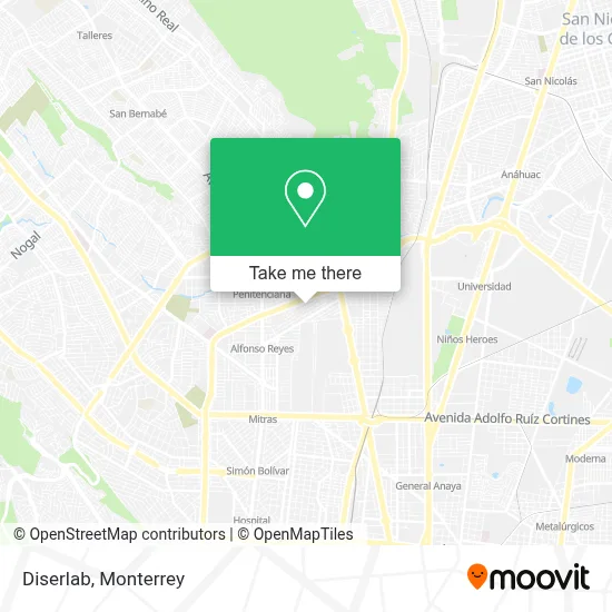 Diserlab map