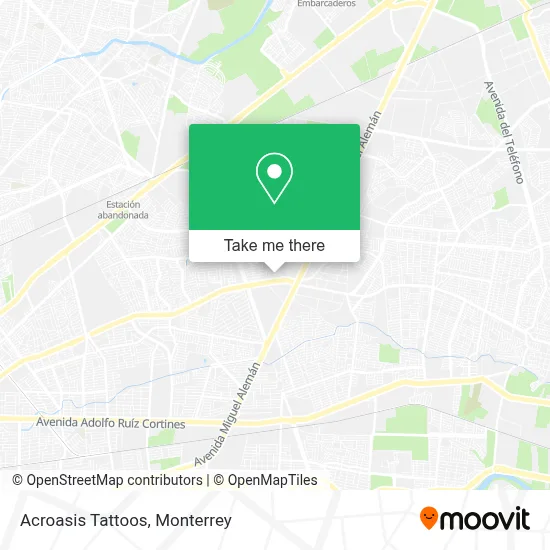 Acroasis Tattoos map