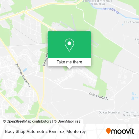 Body Shop Automotriz Ramirez map