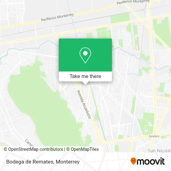 Bodega de Remates map