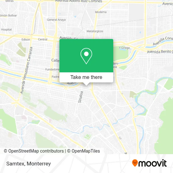 Samtex map
