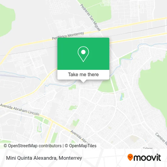 Mini Quinta Alexandra map