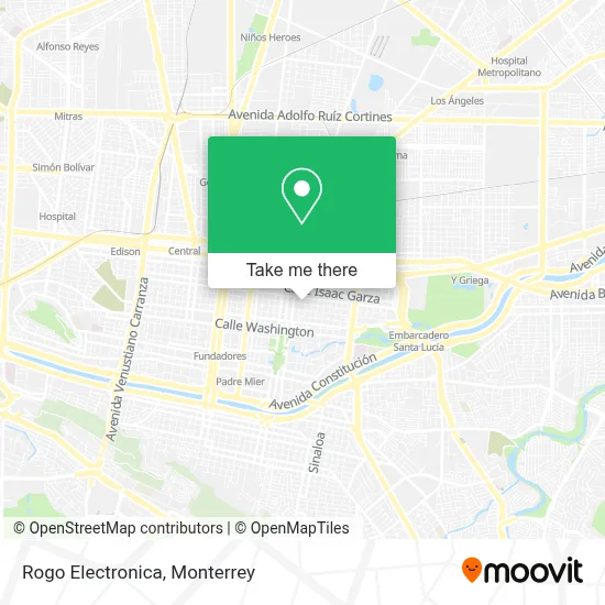 Rogo Electronica map