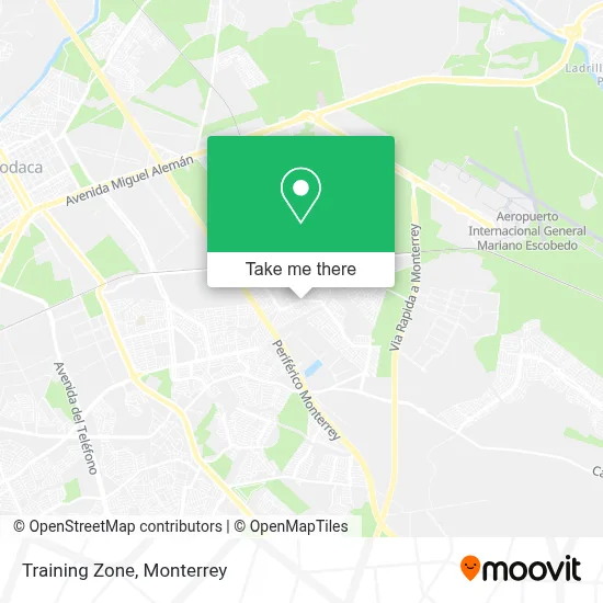 Training Zone map