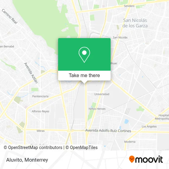Aluvito map