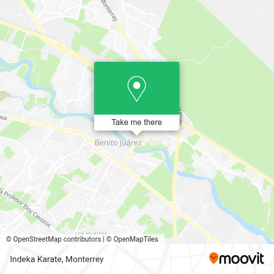 Indeka Karate map