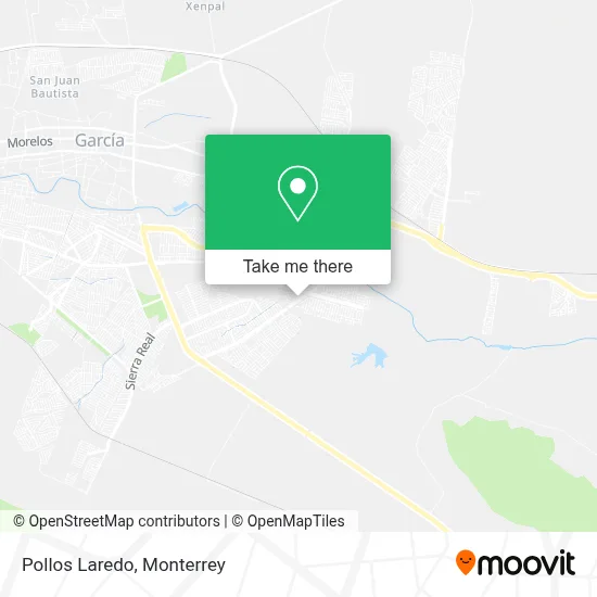 Pollos Laredo map