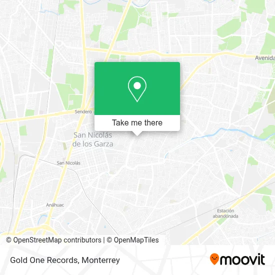 Gold One Records map
