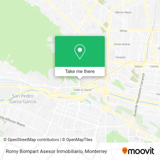 Romy Bompart Asesor Inmobiliario map