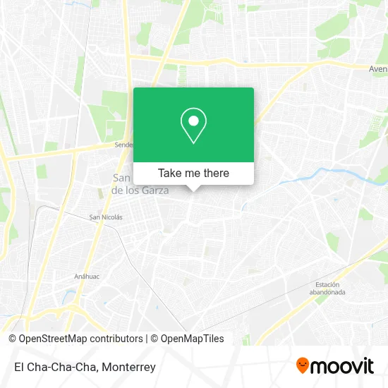 El Cha-Cha-Cha map