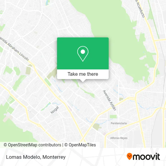 Lomas Modelo map