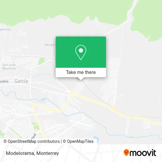 Modelorama map