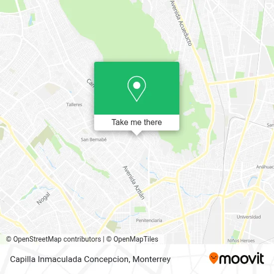 Capilla Inmaculada Concepcion map