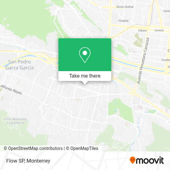 Flow SP map