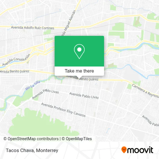 Tacos Chava map