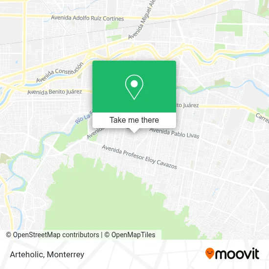 Arteholic map
