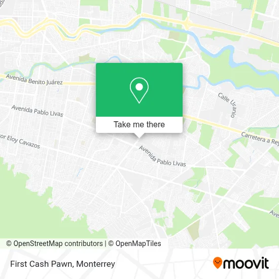 First Cash Pawn map